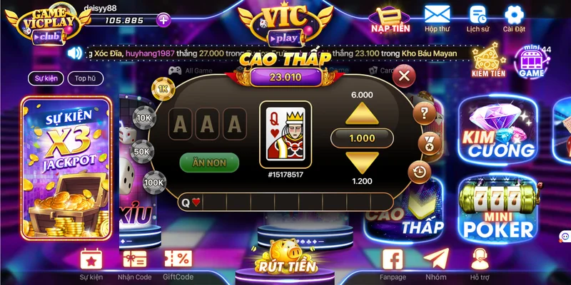 game Cao Thấp Vicplay 