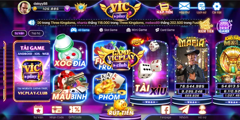 gửi tiền Vicplay