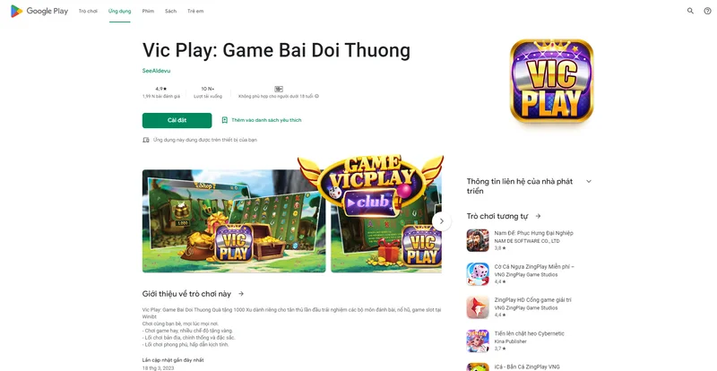 tải app Vicplay