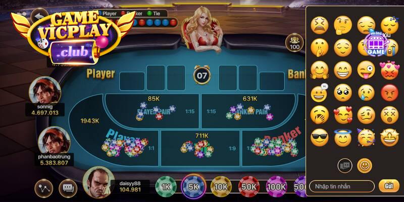 baccarat trực tuyến Vicplay