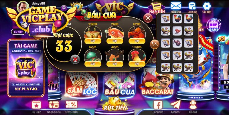 game Bầu cua Vicplay