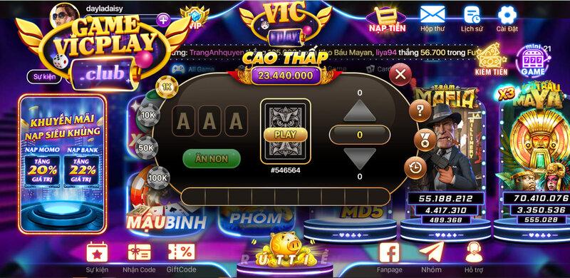 Cao thấp Vicplay – Thỏa sức kiếm thưởng trong một nốt nhạc