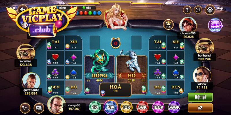 game Rồng Hổ Vicplay