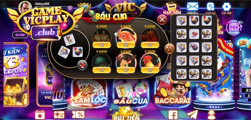 Game Bầu cua tôm cá Vicplay – Siêu phẩm kiếm tiền đỉnh cao